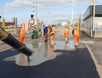 Onderhoudswerkzaamheden parkeerterrein Zenith