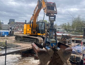 Verbreden kade Dijksgracht Amsterdam
