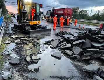 Rippen en voegen slopen A12