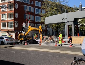 Vernieuwen wegdek Zeilbrug Amsterdam